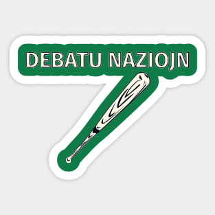 Debatu Naziojn Sticker